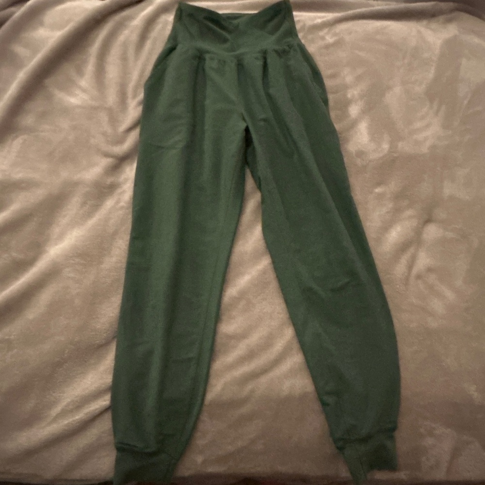 Teal exercise pants